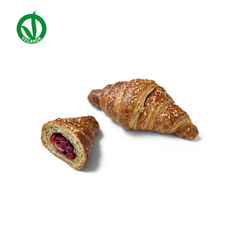 Cornetto vegano ortica mirtillo e ginepro