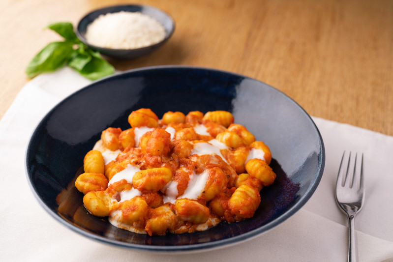 Gnocchi pomodoro e mozzarella