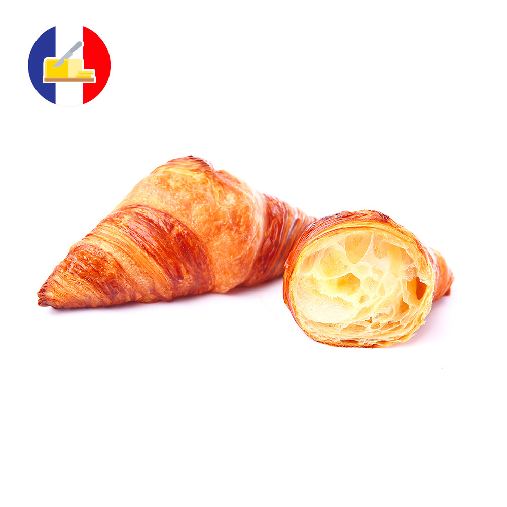 Croissant al burro dritto vuoto