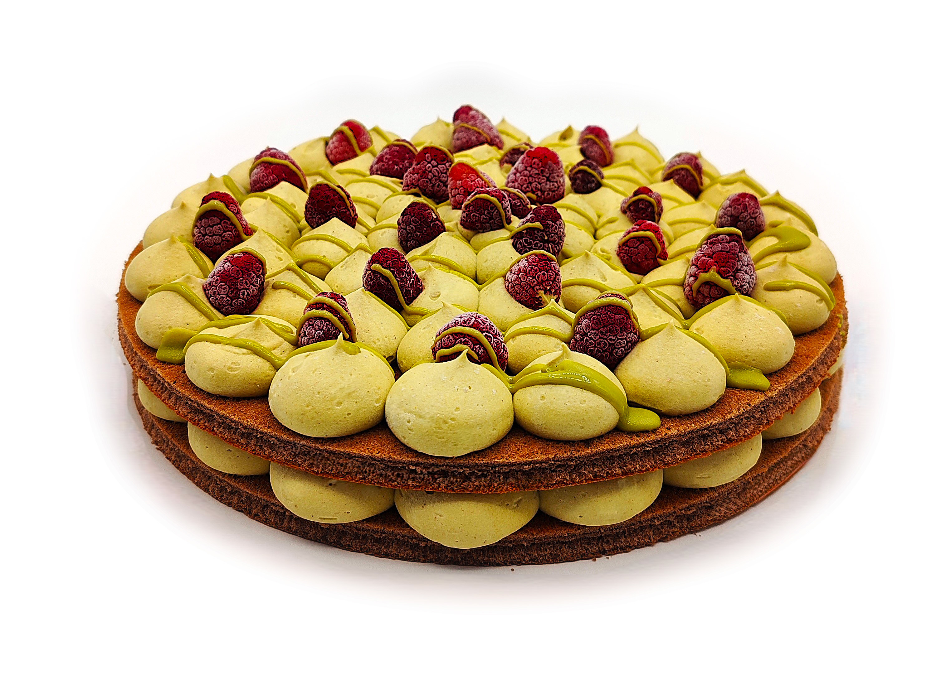 Torta pistacchio lampone