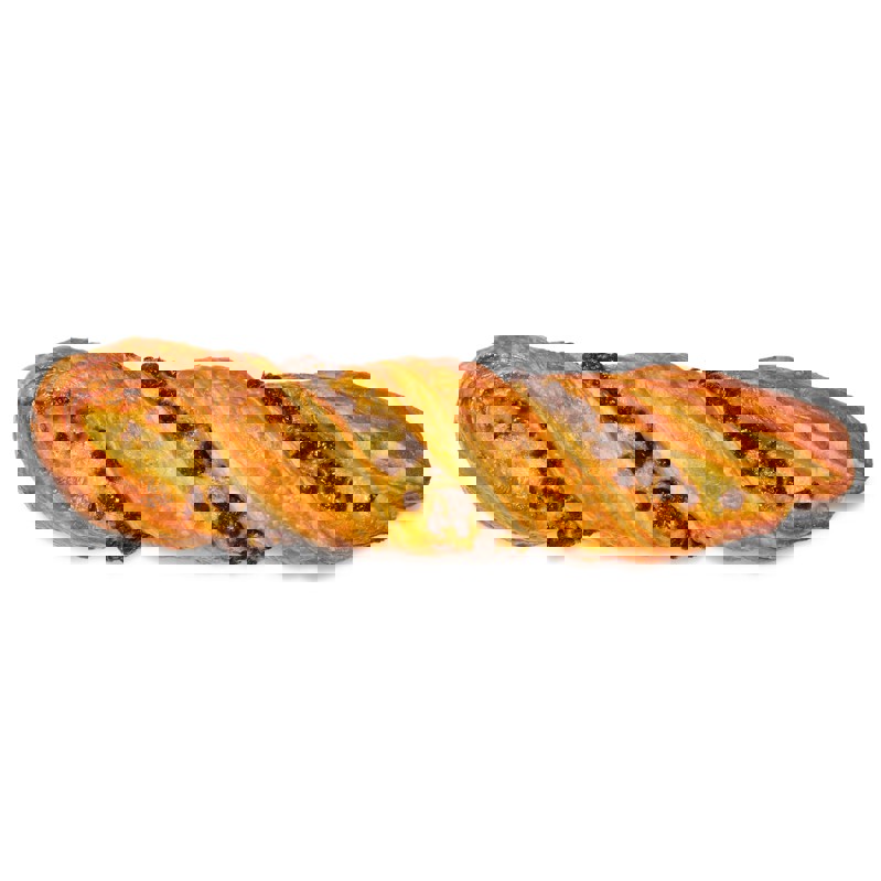 Treccia crema e pepite di cioccolato