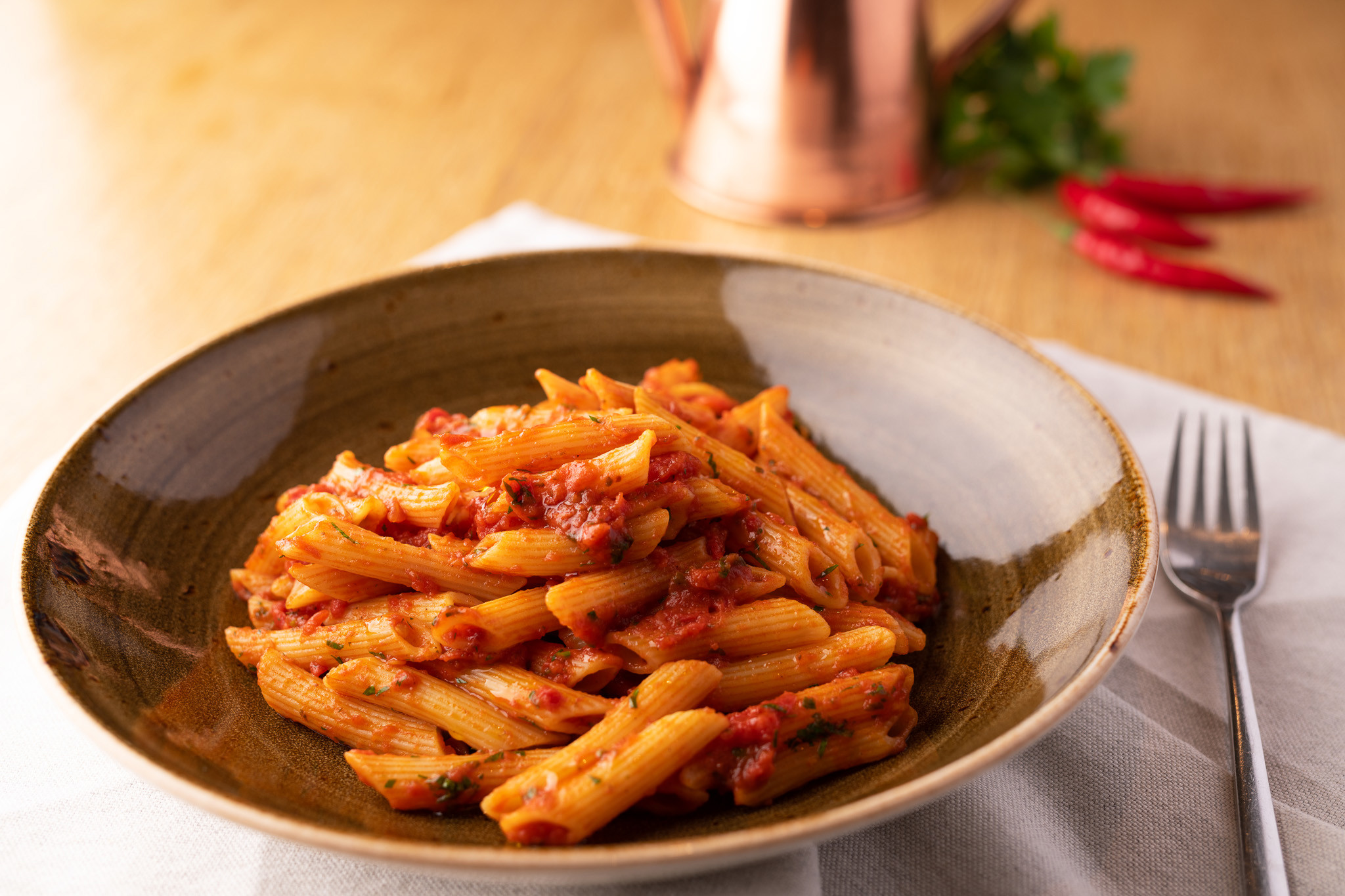 Penne arrabbiata